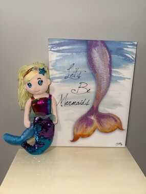 Let’s Be Mermaids Art w/ Mermaid Doll